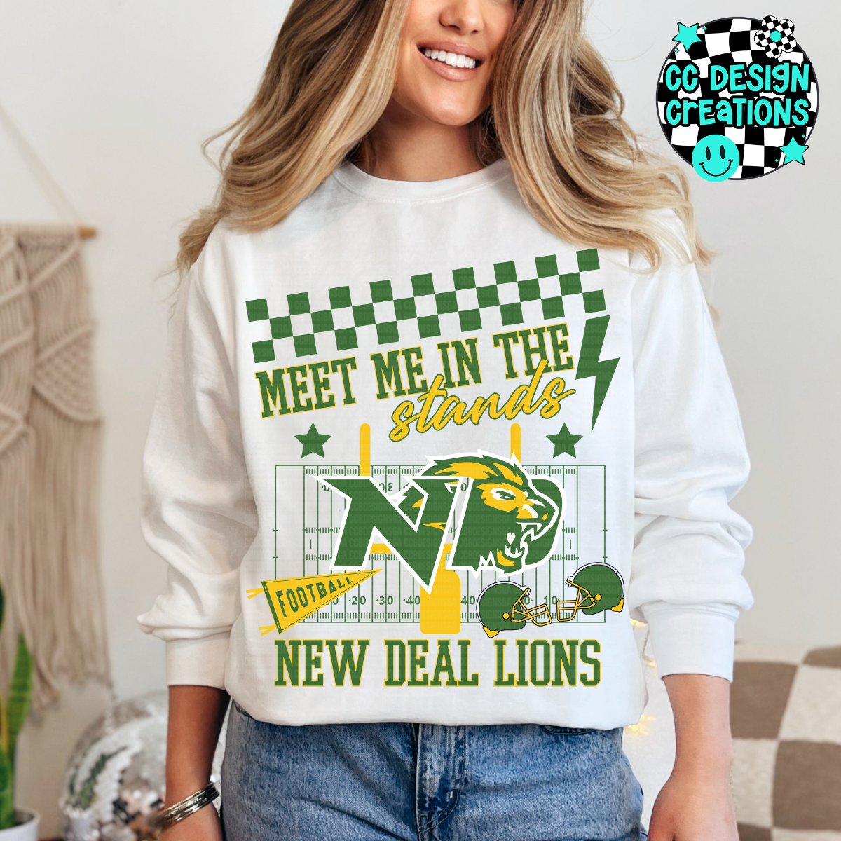 CUSTOM Meet Me In The Stands Football School Spirit PNG Digital Download