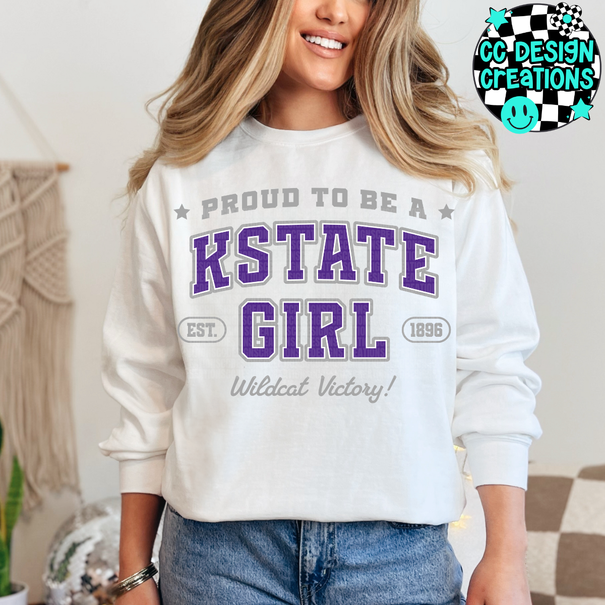 Proud To Be A KState Girl PNG Digital Download