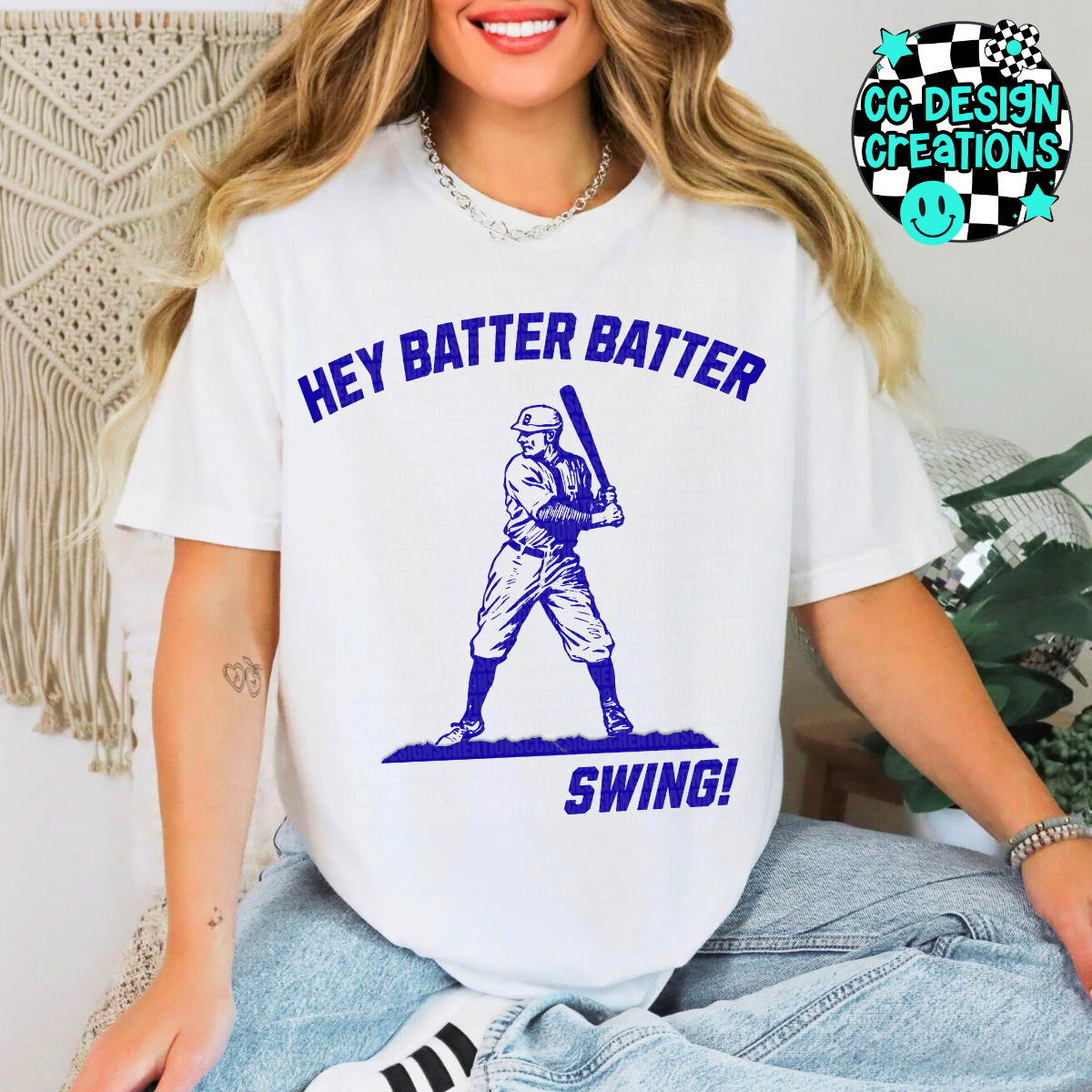 Hey Batter Batter Swing PNG Digital Download