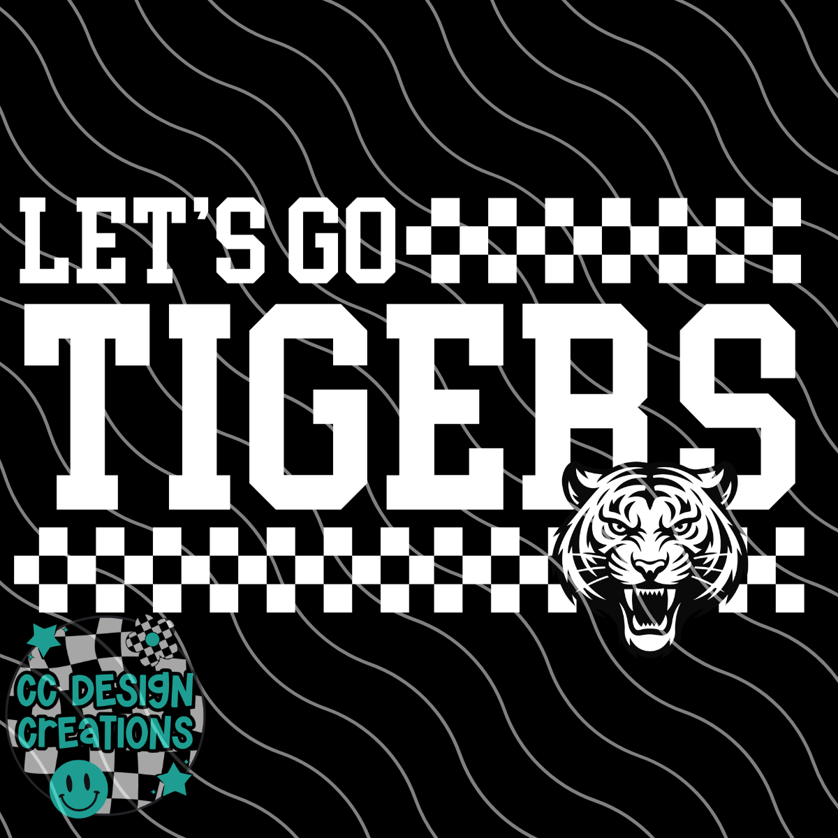 Lets Go Tigers PNG Digital Download