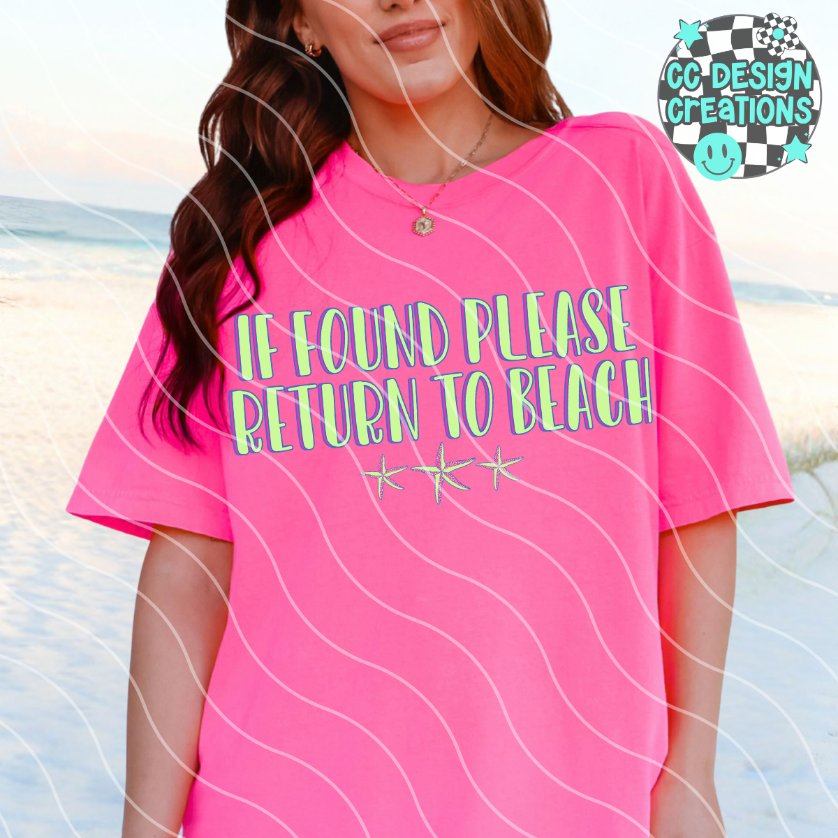Return To Beach PNG Digital Download