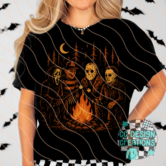 Camp Horror PNG Digital Download (FOR BLACK TEES ONLY)