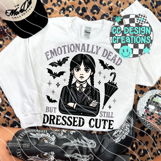 Emotionally Dead Wednesday PNG Digital Download
