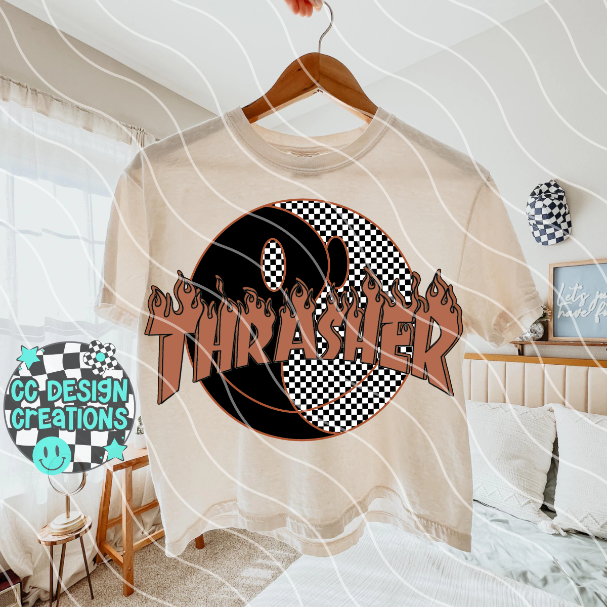THRASHE R BROWN PNG DIGITAL DOWNLOAD
