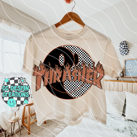 THRASHE R BROWN PNG DIGITAL DOWNLOAD