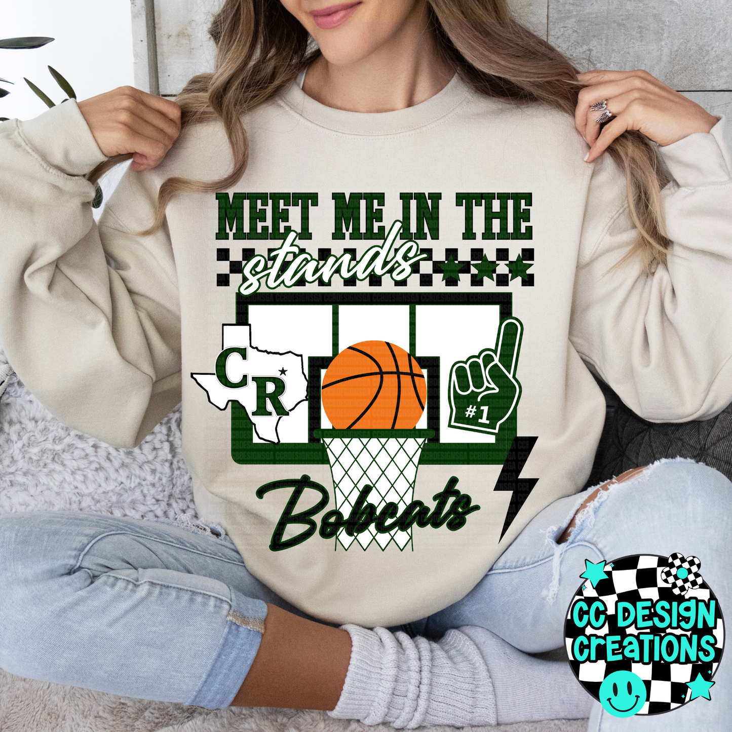 CUSTOM Meet Me In The Stands Basketball School Spirit PNG Digital Download