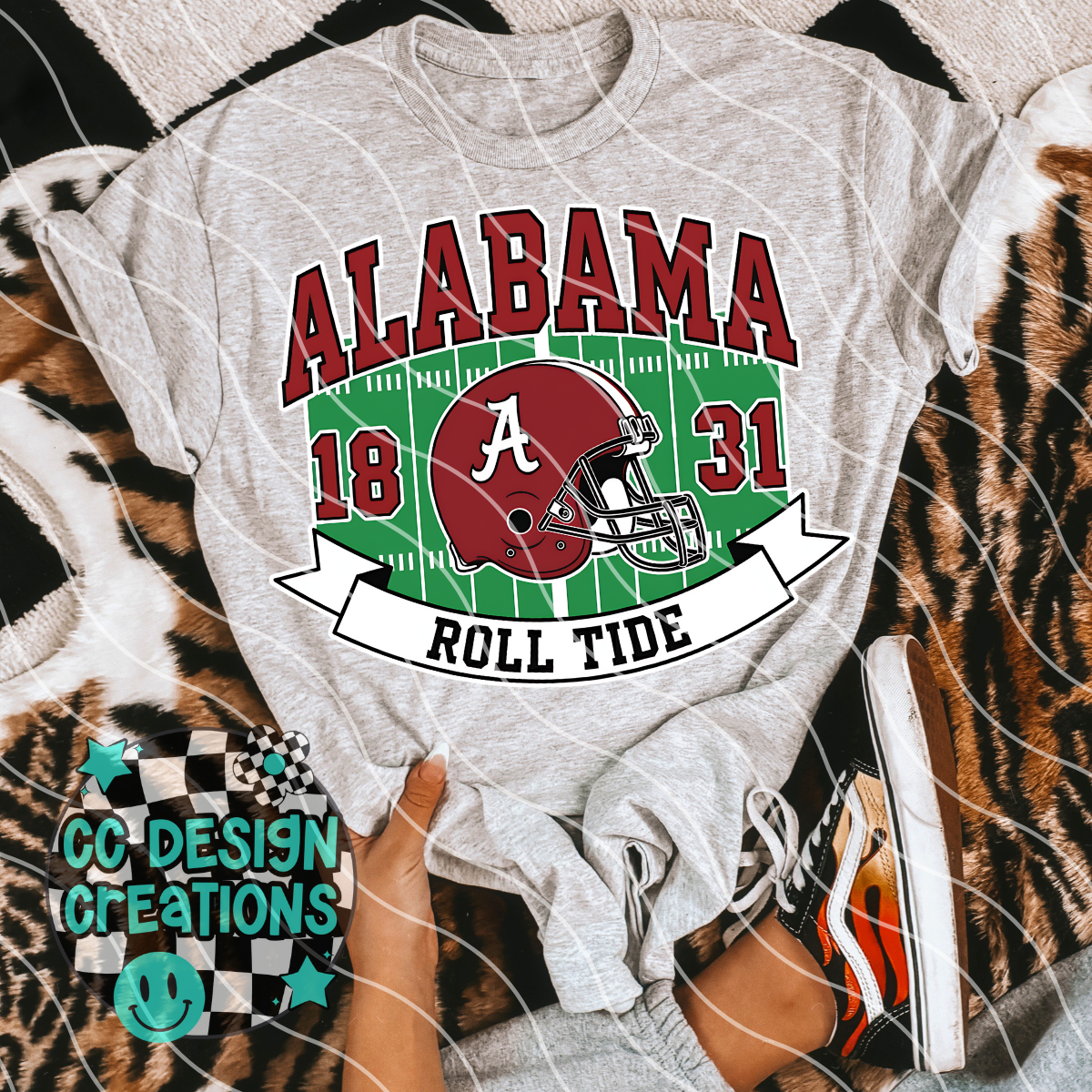 Alabama Retro Collegiate PNG Digital Download