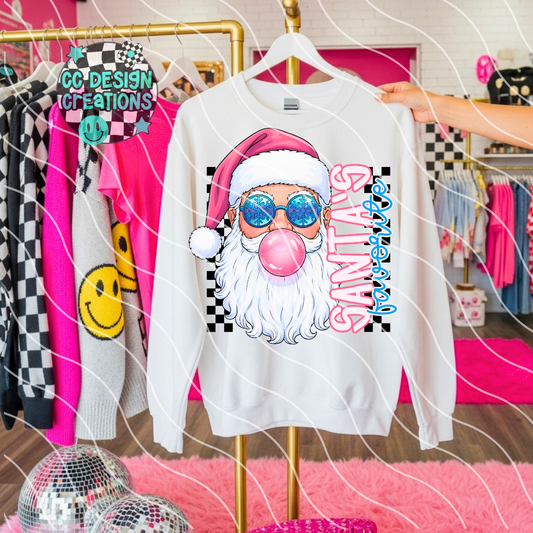 Santa's Favorite PNG Digital Download