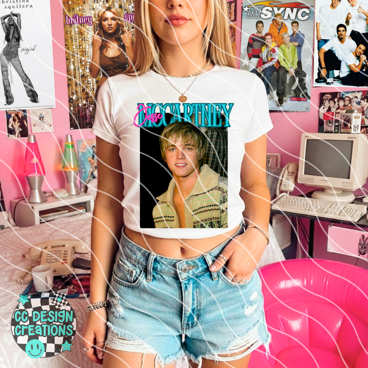 Jesse Y2TAKEMEBACK 2000s Heartthrobs PNG Digital Download