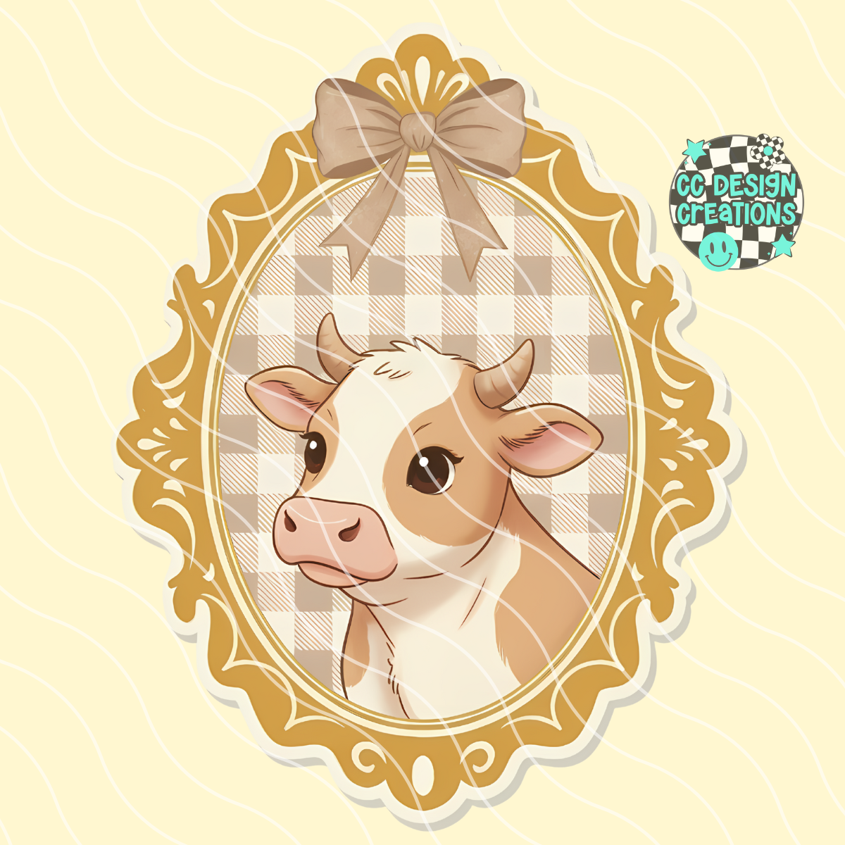 Granny's Cow PNG Digital Download