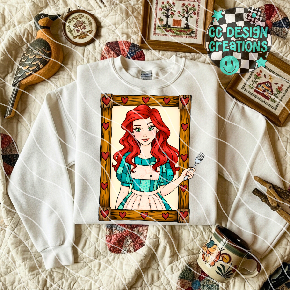 Thrifted Princess PNG Digital Download 6