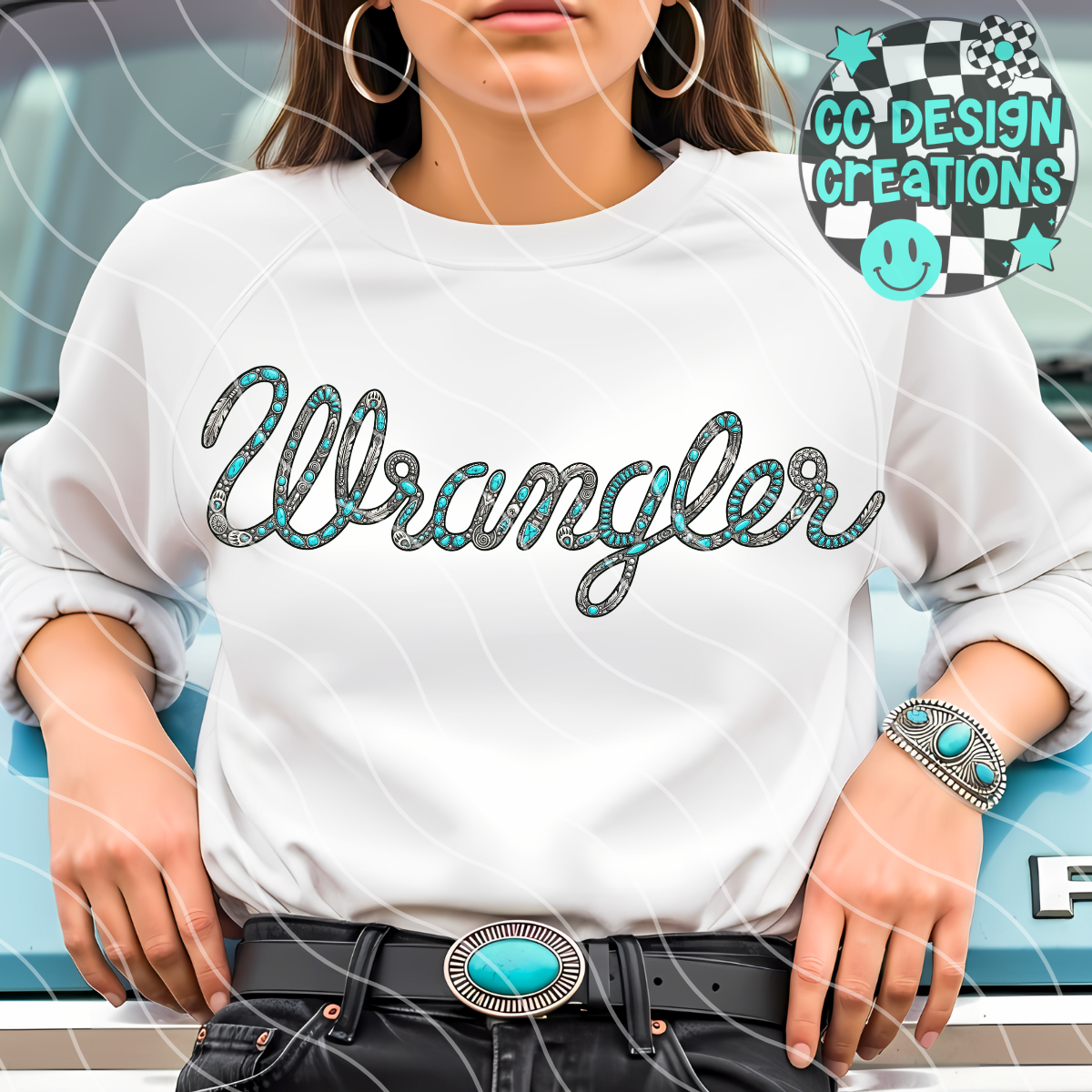 Western Wrangler PNG Digital Download