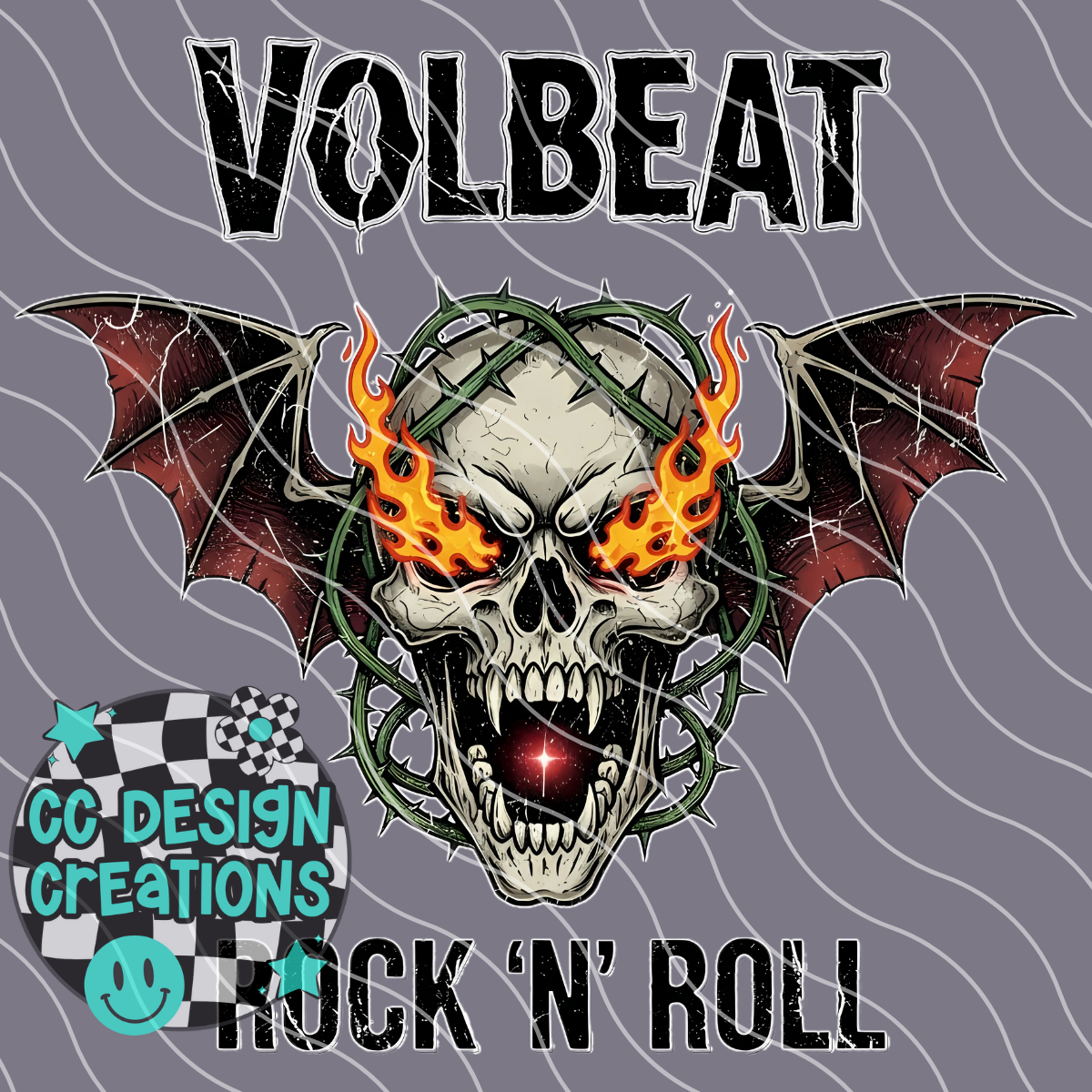 Volbeat Rock N Roll PNG Digital Download