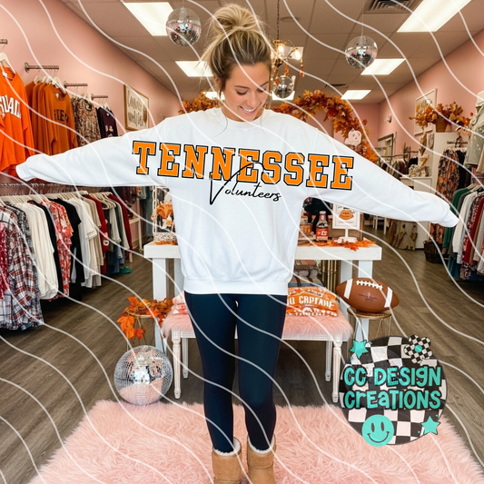 Tennessee Jumbo Football PNG Digital Download