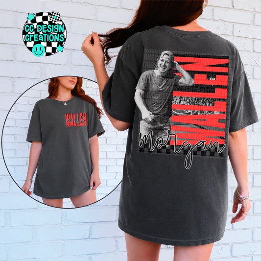 Retro Red Wallen PNG Digital Download (2 Back Designs Included)