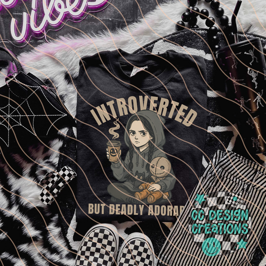 Introverted PNG Digital Download