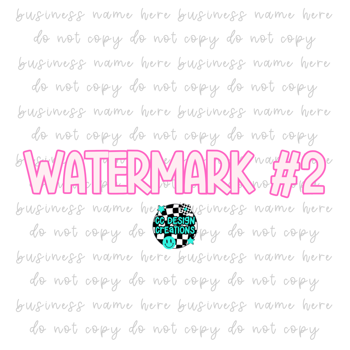 CUSTOM Transparent Watermark PNG Digital Download (Multiple Choices)