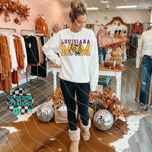 Louisiana Mom PNG Digital Download
