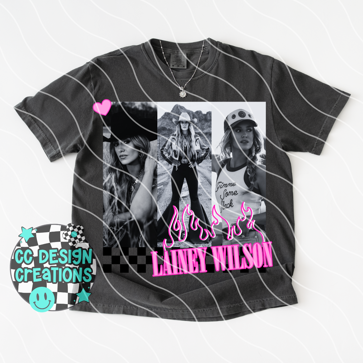 Lainey Neon Summer Music PNG Digital Download