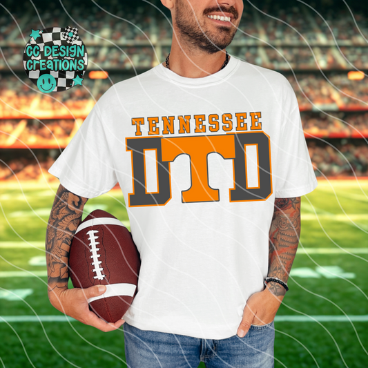 Tennessee Dad Football PNG Digital Download