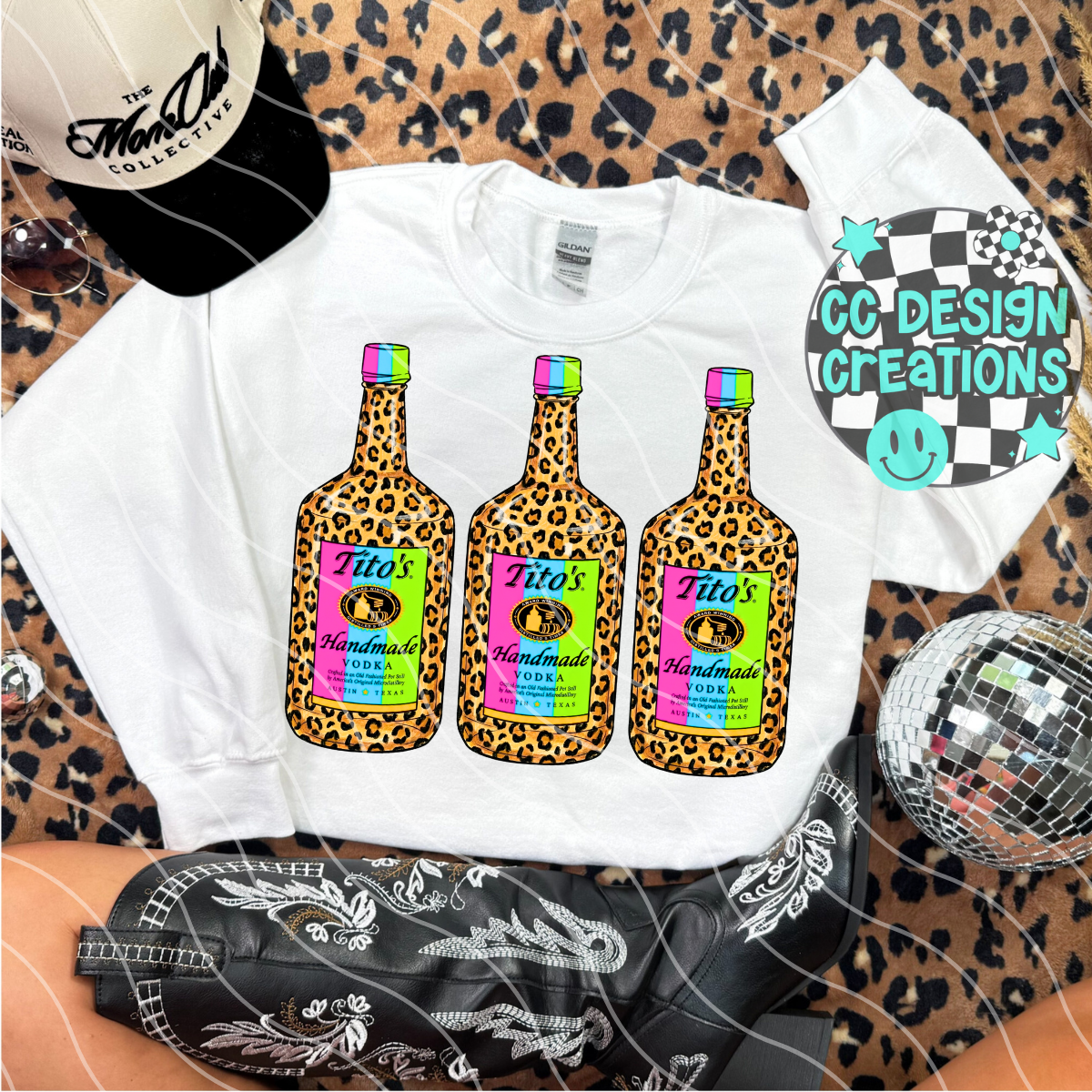 Leopard summer Booze PNG Digital Download