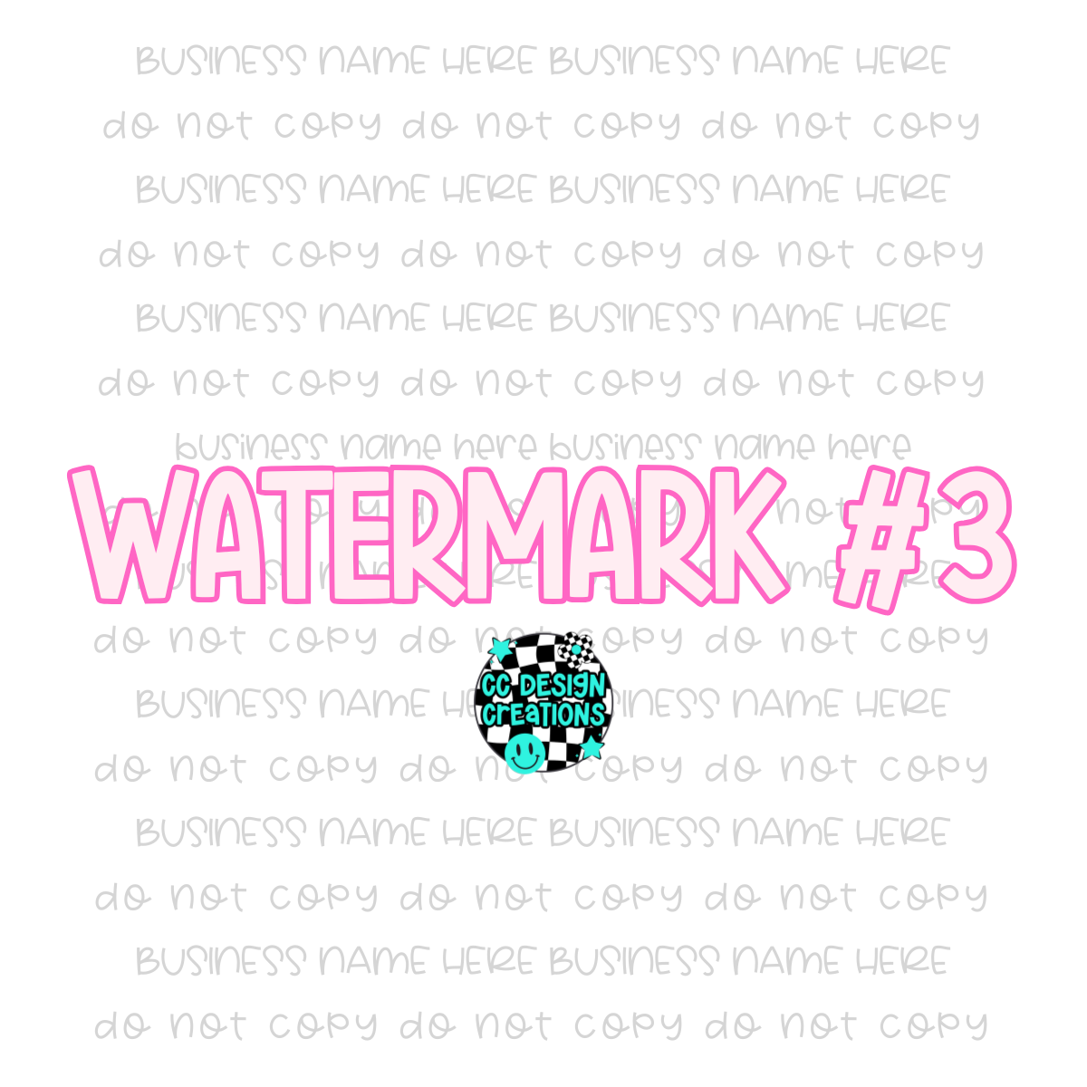 CUSTOM Transparent Watermark PNG Digital Download (Multiple Choices)