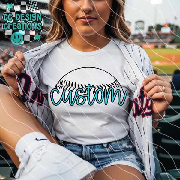 Custom Baseball Seam TEMPLATE – CC Design Creations