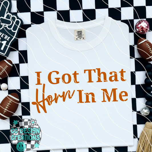 I Got That Horn In Me PNG Digital Download