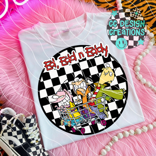 Ed Edd N Eddy Retro Cartoon PNG Digital Download