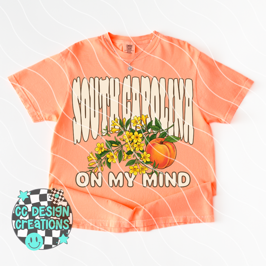 South Carolina On My Mind PNG Digital Download