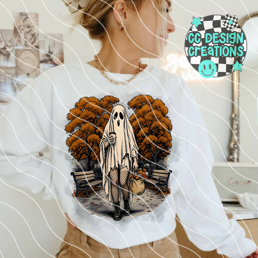 Ghostly Fall PNG Digital Download