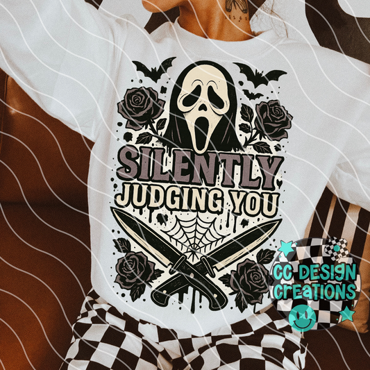 Silently Judging You PNG Digital Download