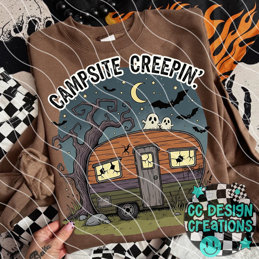 Campsite Creepin PNG Digital Download