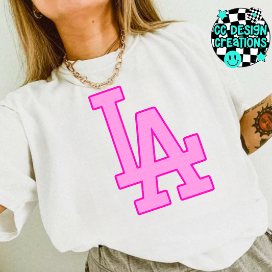 Dodgers Preppy Pink PNG Digital Download