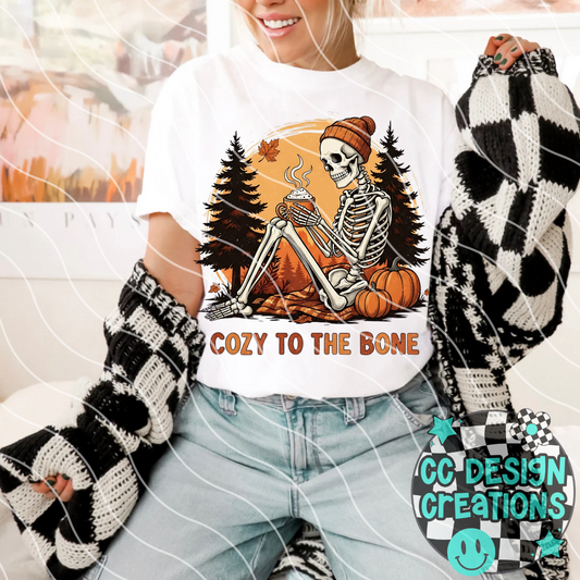 Cozy To The Bone PNG Digital Download