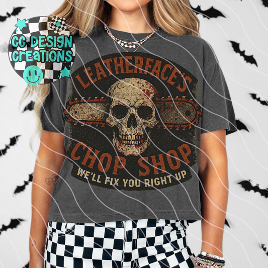 Leatherfaces Chop Shop PNG Digital Download