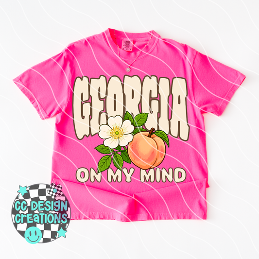 Georgia On My Mind PNG Digital Download