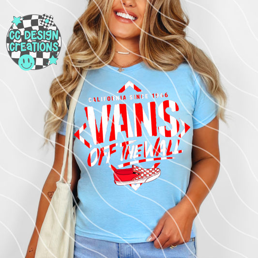 VAN S USA STRIPES PNG Digital Download