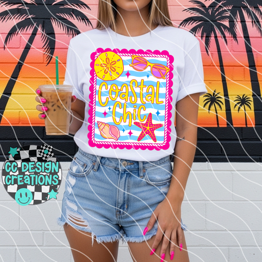 Coastal Chic PNG Digital Download