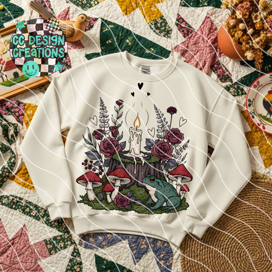 Forest Frog PNG Digital Download