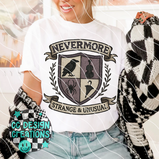 Nevermore Wednesday PNG Digital Download