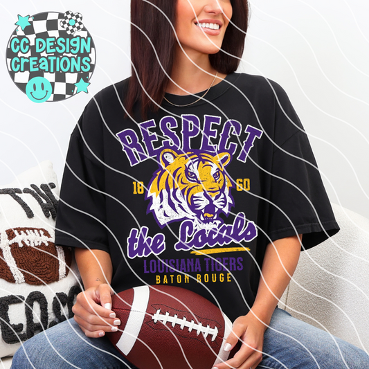 Respect The Locals Louisiana PNG Digital Download
