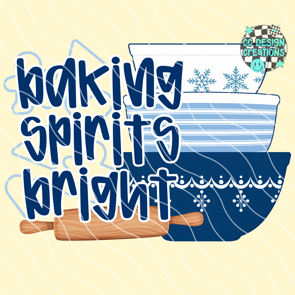 Baking Spirits Bright PNG Digital Download