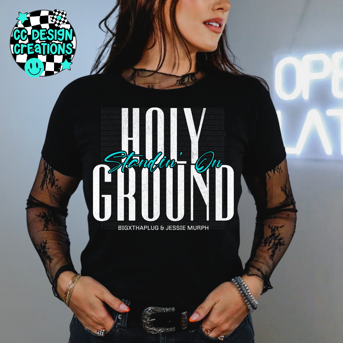 Holy Ground Jessie Murph BigXThaPlug PNG Digital Download (White)