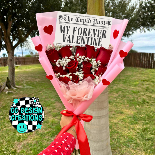 The Cupid Post TEMPLATE PNG Digital Download