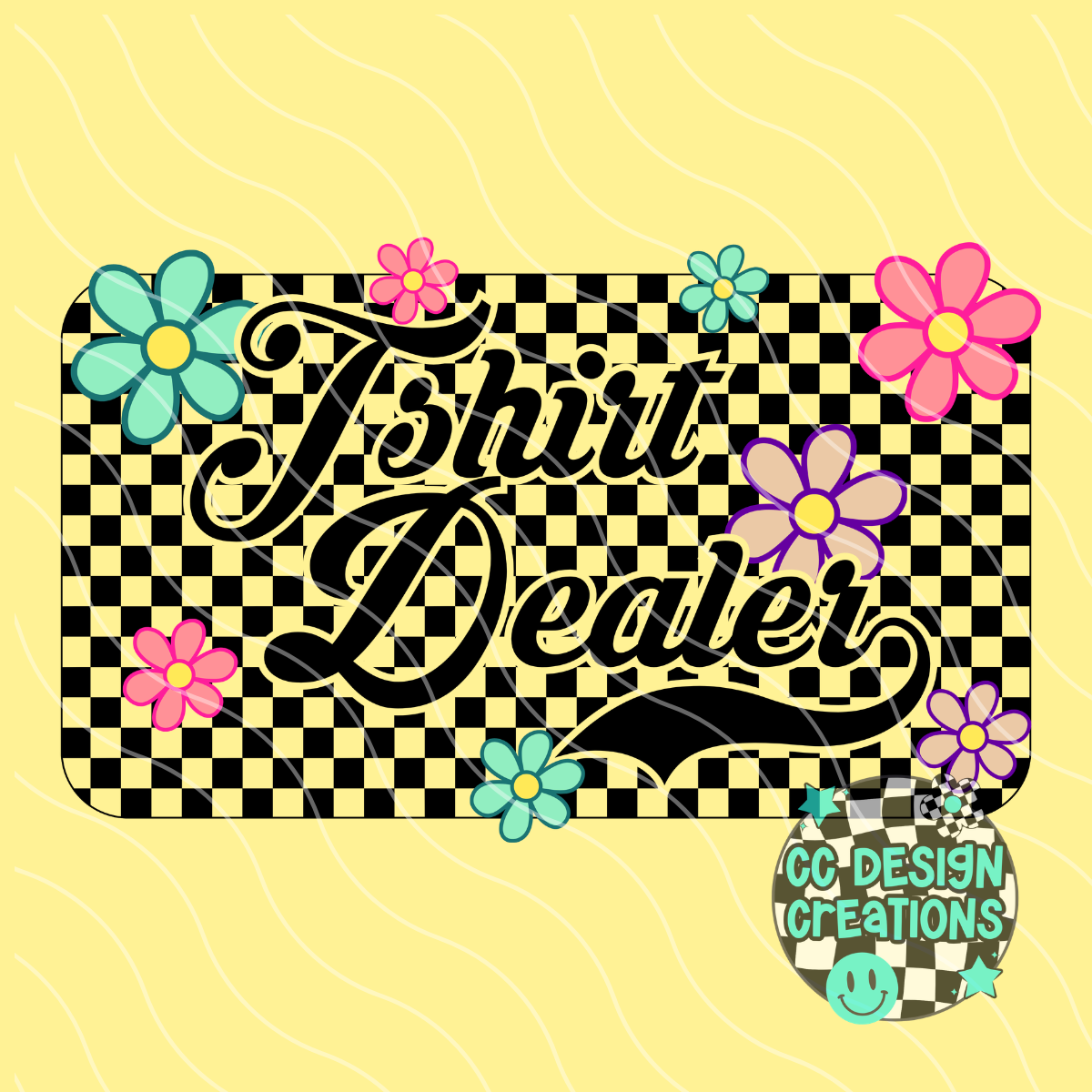 Tshirt Dealer Retro Spring PNG Digital Download