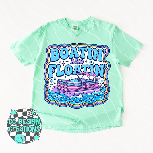 Boatin and Floatin Summery PNG Digital Download