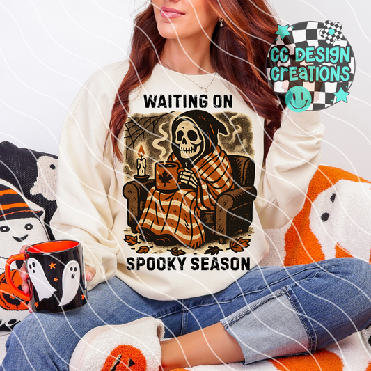 Waiting On Spooky Season PNG Digital Download
