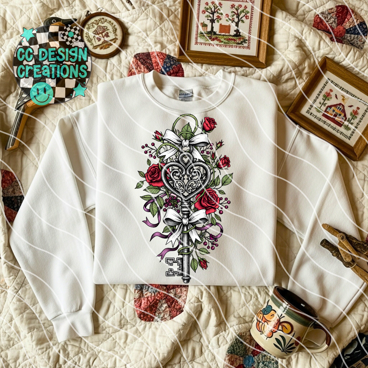 Key To My Heart PNG Digital Download