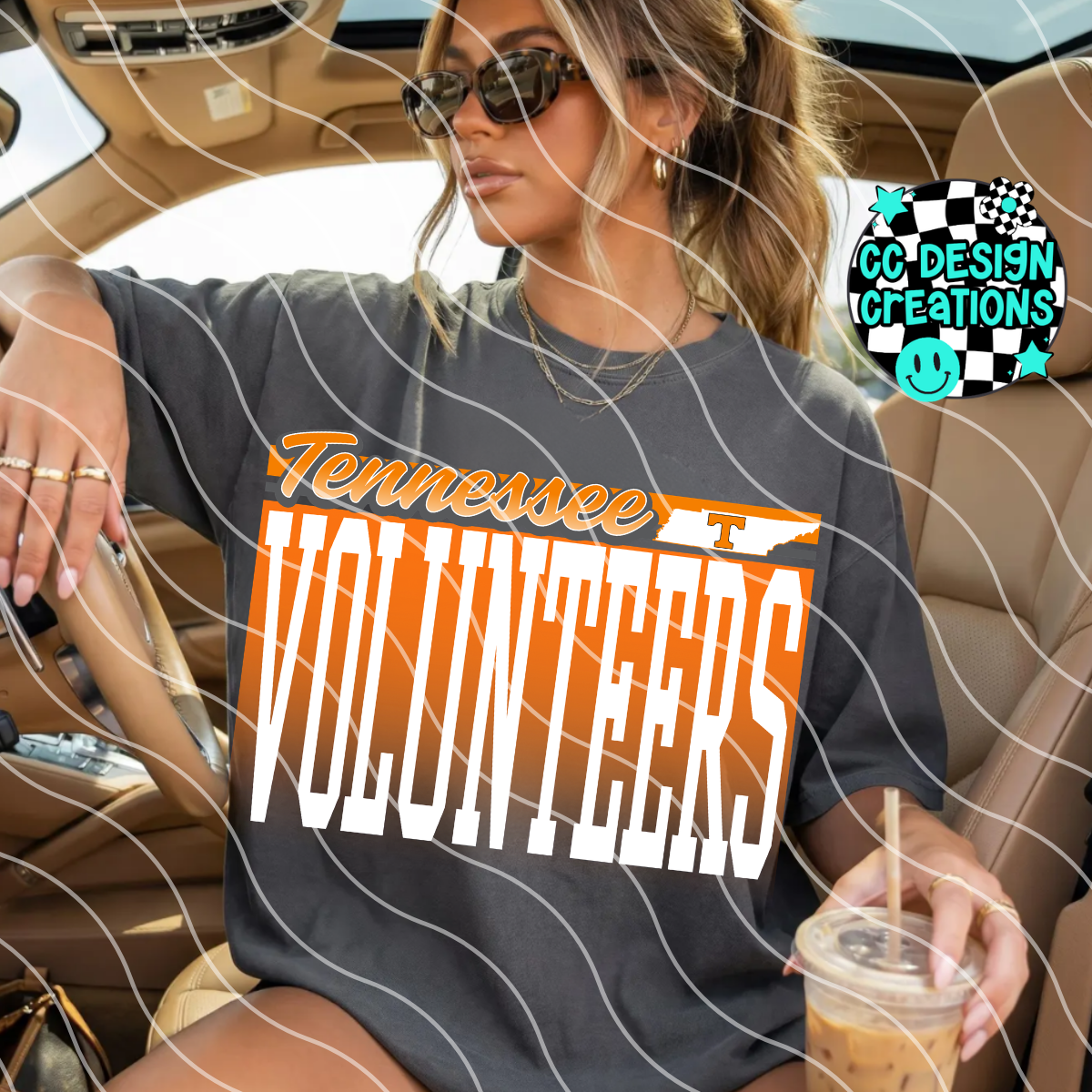 VOLS RETRO GAME DAY FOOTBALL PNG DIGITAL DOWNLOAD